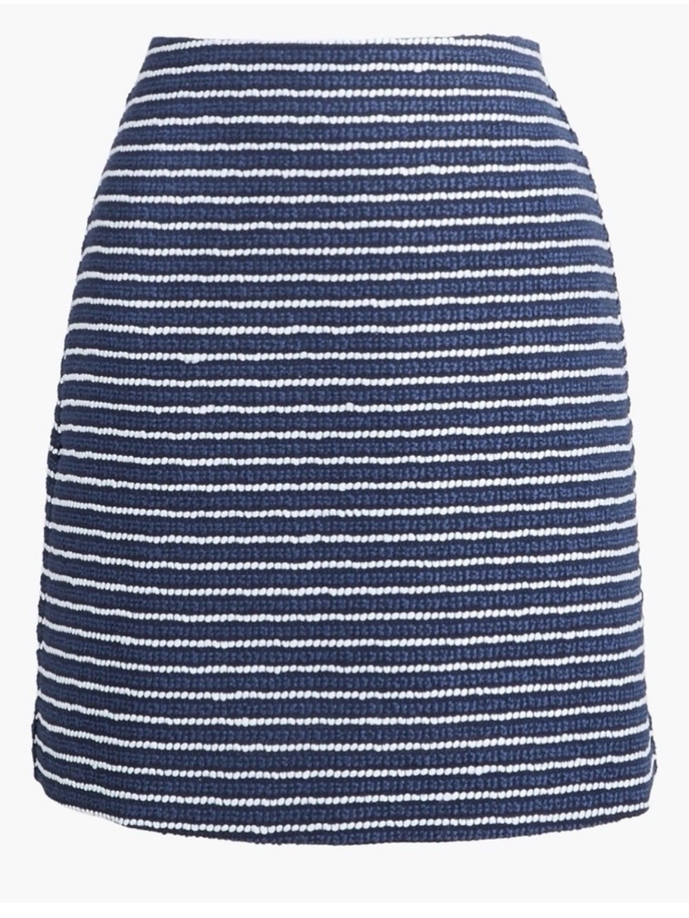 J. Crew Striped tweed A-line mini skirt NWT